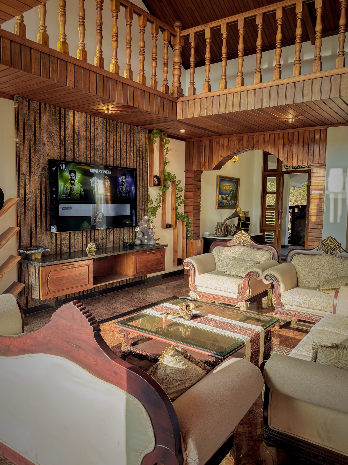 Crazy hall interior